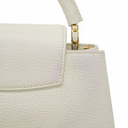 Louis Vuitton Handbag Taurillon Capucines BB Gray Blanc 2-Way — view 6