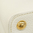 Louis Vuitton Handbag Taurillon Capucines BB Gray Blanc 2-Way — view 7