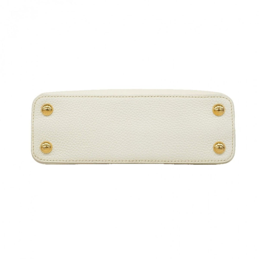 Louis Vuitton Handbag Taurillon Capucines BB Gray Blanc 2-Way — view 3