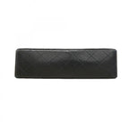 Chanel Shoulder Bag Quilted Lambskin Black Gold — view 3