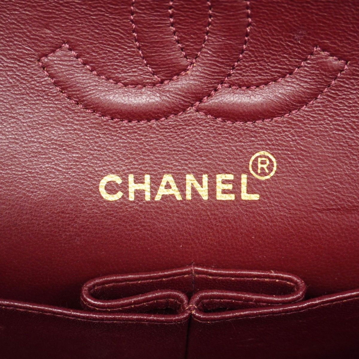 Chanel Shoulder Bag Quilted Lambskin Black Gold — view 5