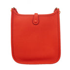 Hermes Shoulder Bag Evelyne TPM Taurillon Morris le Juc Gold — view 9