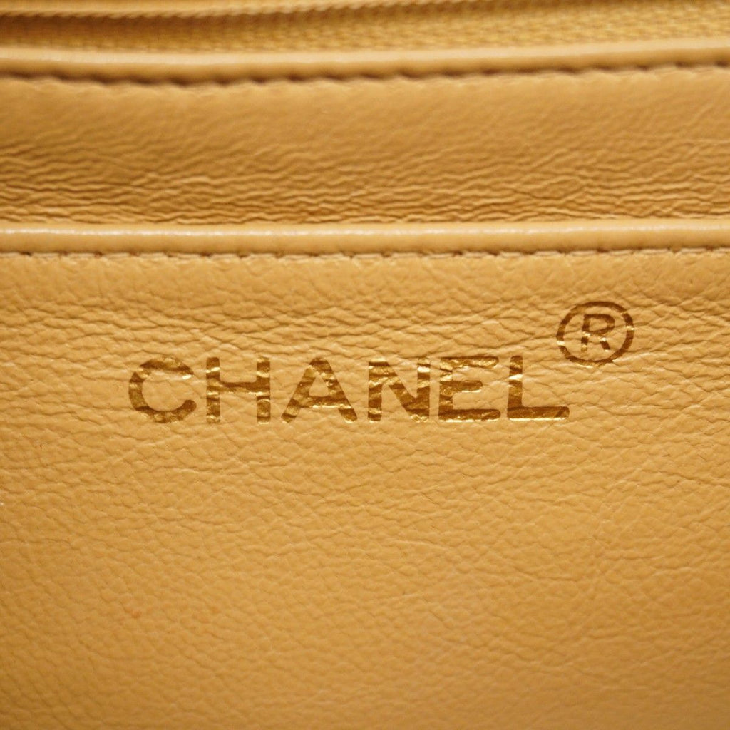 Chanel Handbag Mademoiselle Lambskin Beige Gold — view 5