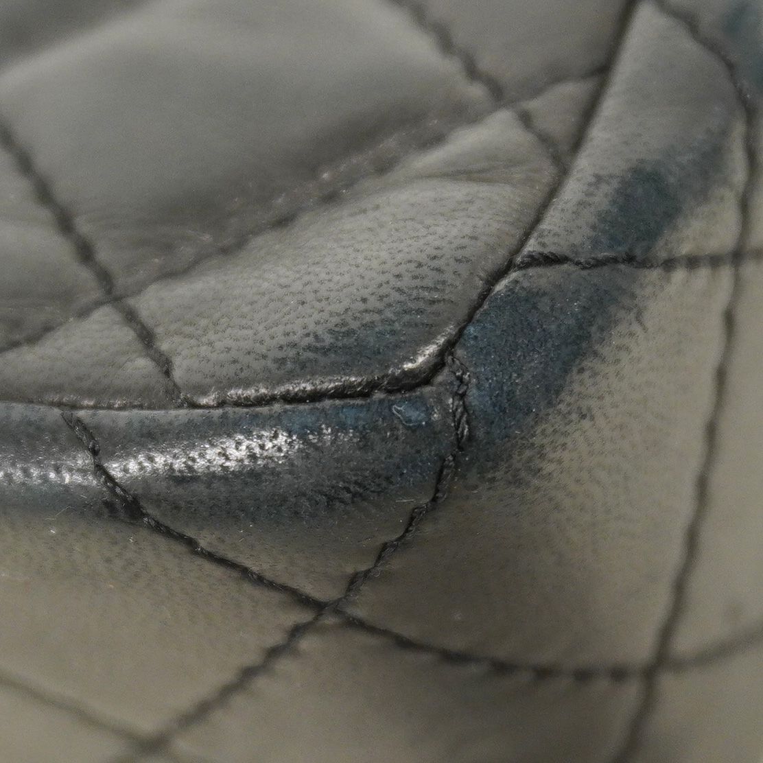 Chanel Shoulder Bag Quilted Limited Edition Lambskin Black Gold Silver — view 6