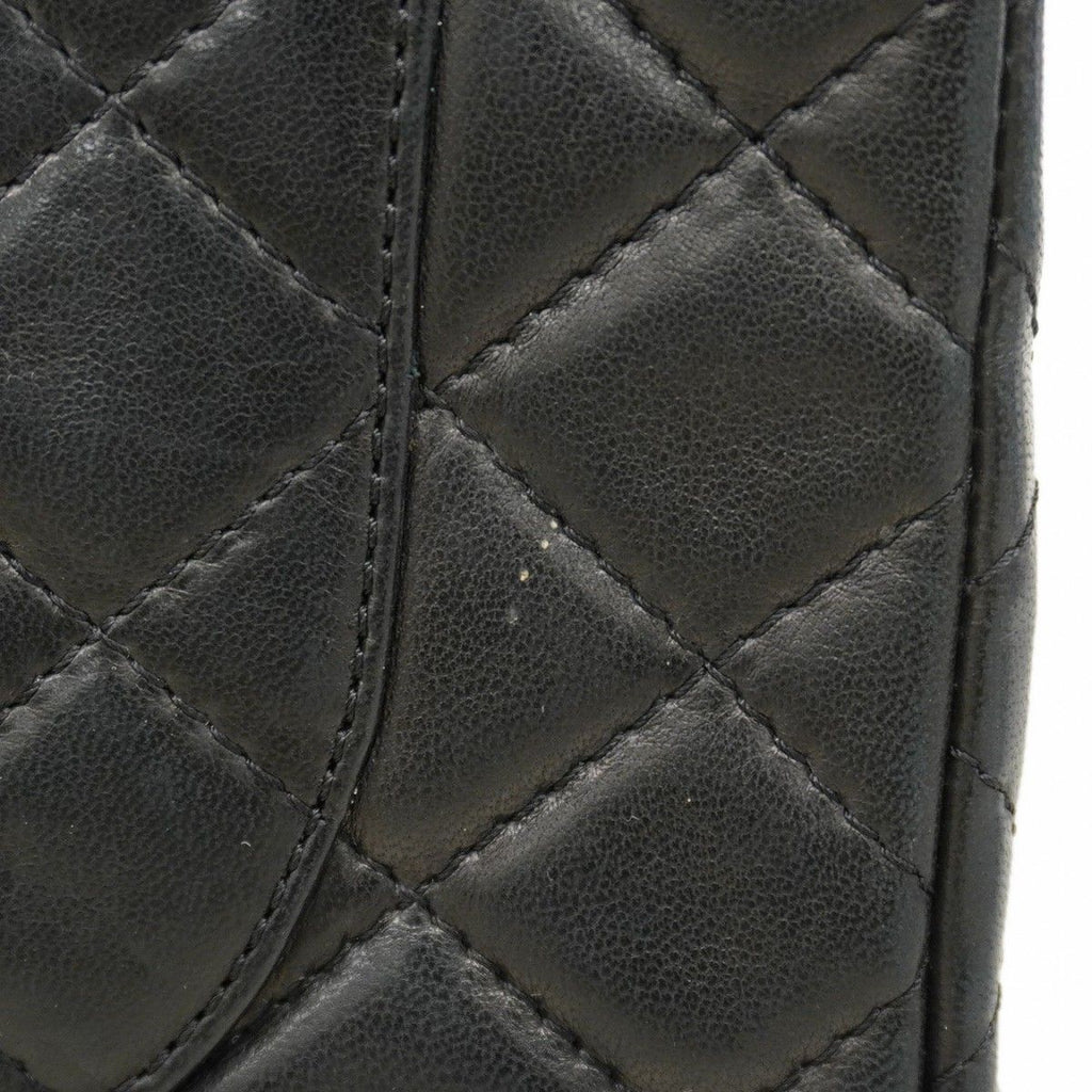 Chanel Shoulder Bag Quilted Limited Edition Lambskin Black Gold Silver — view 8