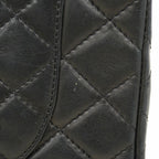 Chanel Shoulder Bag Quilted Limited Edition Lambskin Black Gold Silver — view 8