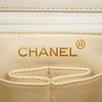 Chanel Shoulder Bag Quilted Lambskin White Gold — view 5