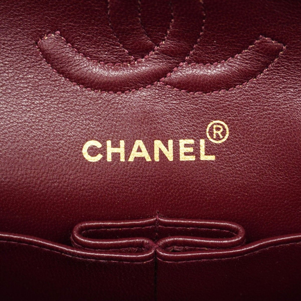Chanel Shoulder Bag Quilted Lambskin Black Gold — view 5