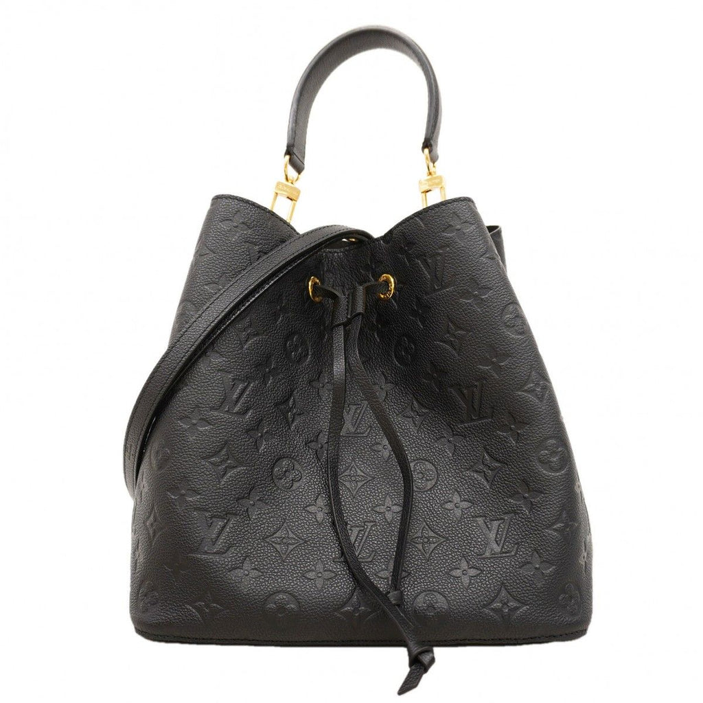 Louis Vuitton Handbag Monogram Empreinte Neo Noe MM Black 2-Way