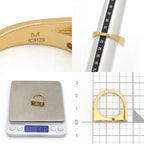 Fendi Letter Ring Logo M Gold — view 6