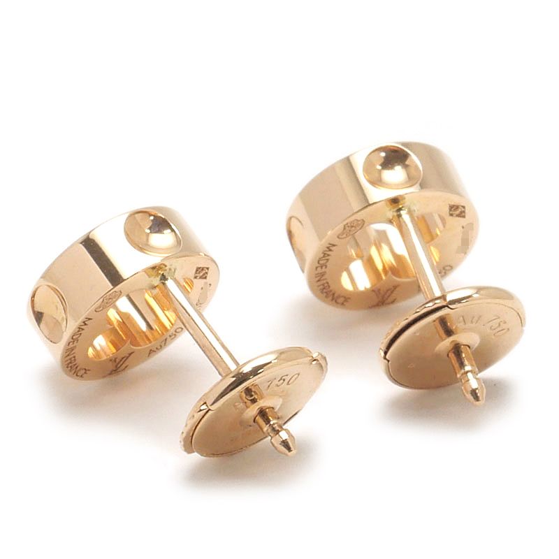 Louis Vuitton Puce Empreinte Earrings — view 2