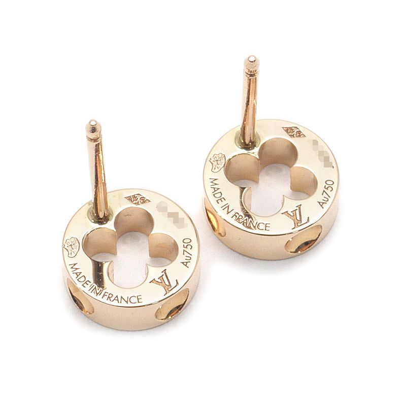 Louis Vuitton Puce Empreinte Earrings — view 3