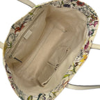 Gucci Tote Flora Ivory Green Multi Leather — view 7