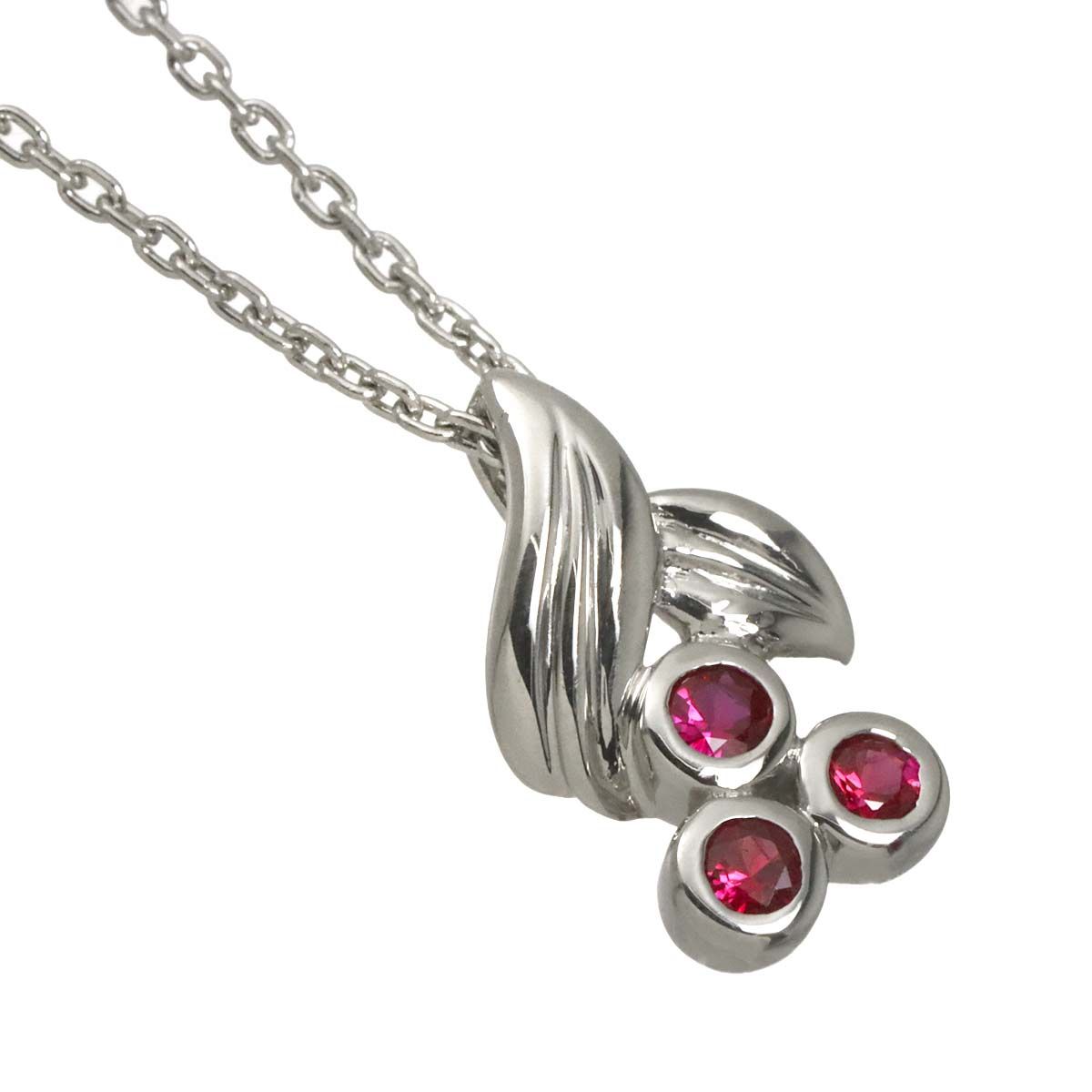 Dior Ruby Necklace 40 cm Pt Platinum — view 3