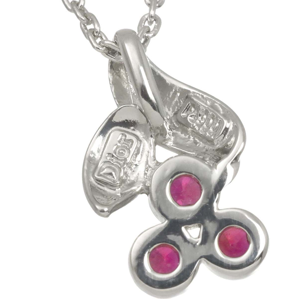 Dior Ruby Necklace 40 cm Pt Platinum — view 4