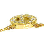 Dior Diamond Necklace 46 cm 18k YG Yellow Gold — view 5