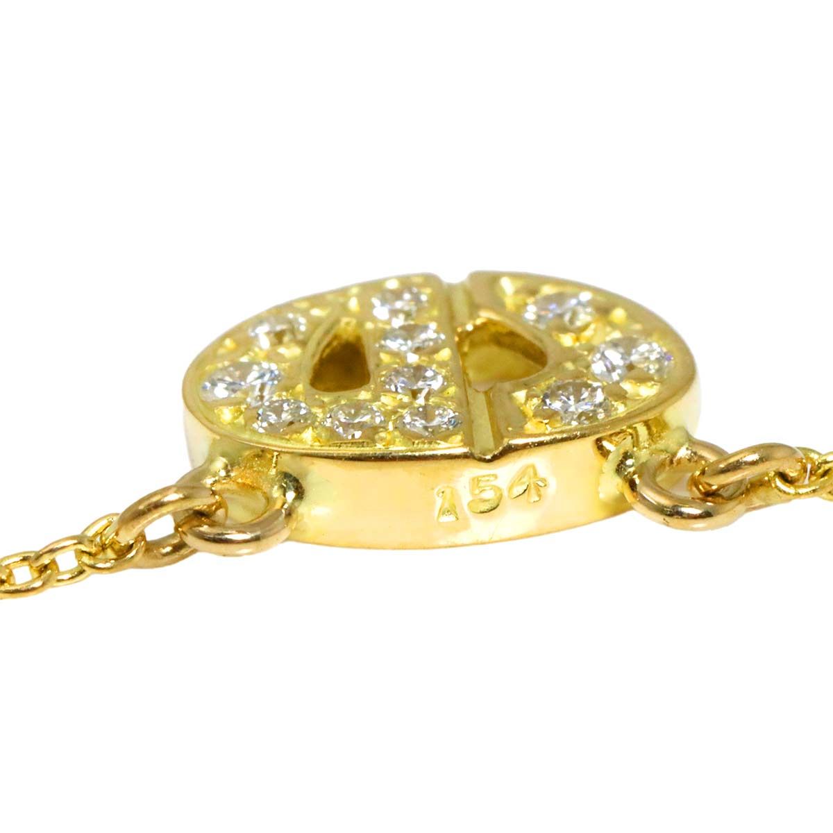 Dior Diamond Necklace 46 cm 18k YG Yellow Gold — view 5