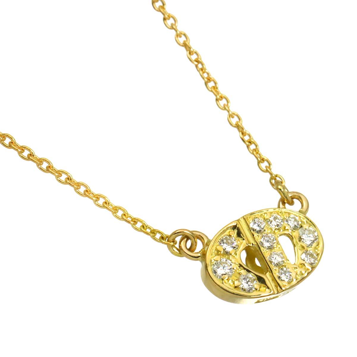 Dior Diamond Necklace 46 cm 18k YG Yellow Gold — view 3