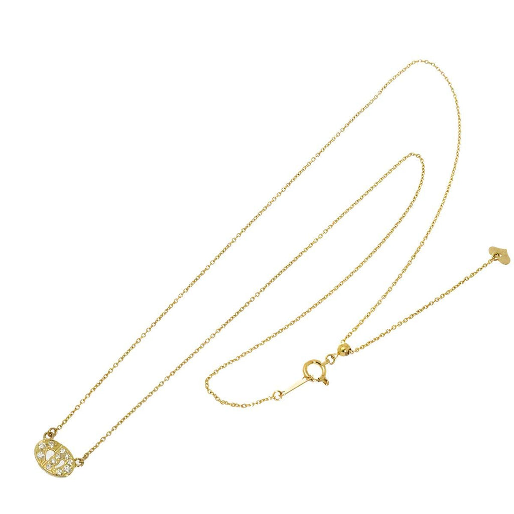 Dior Diamond Necklace 46 cm 18k YG Yellow Gold — view 2