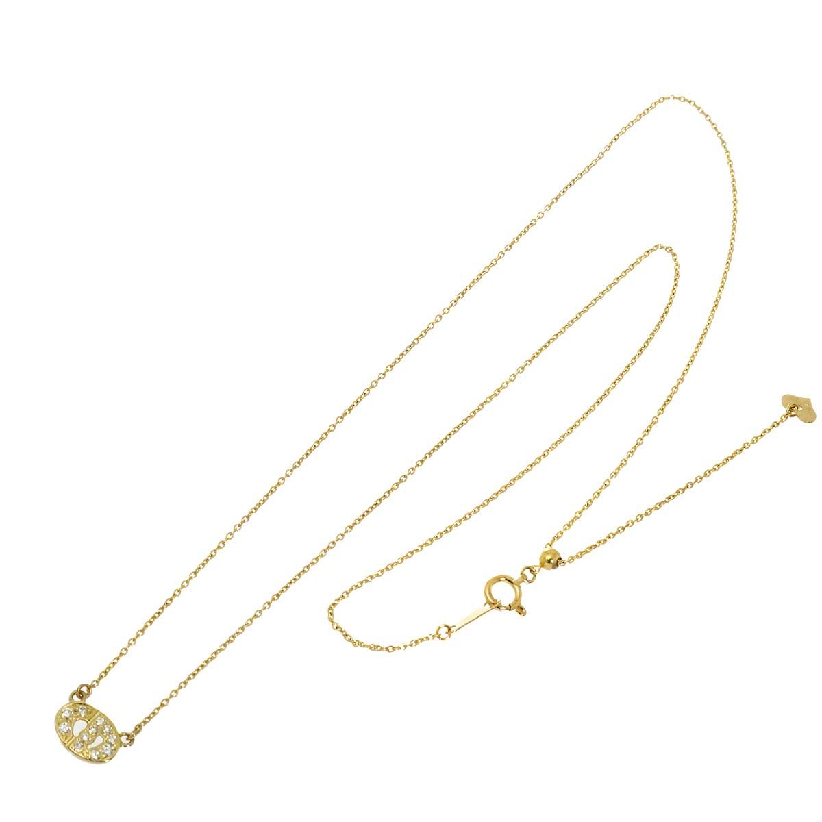 Dior Diamond Necklace 46 cm 18k YG Yellow Gold — view 2
