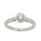 Chanel Camellia Diamond 50 Ring Pt Platinum — view 2