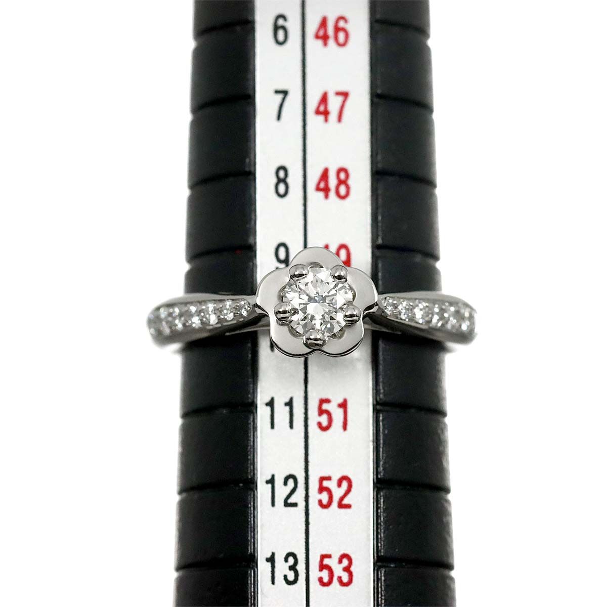 Chanel Camellia Diamond 50 Ring Pt Platinum — view 6