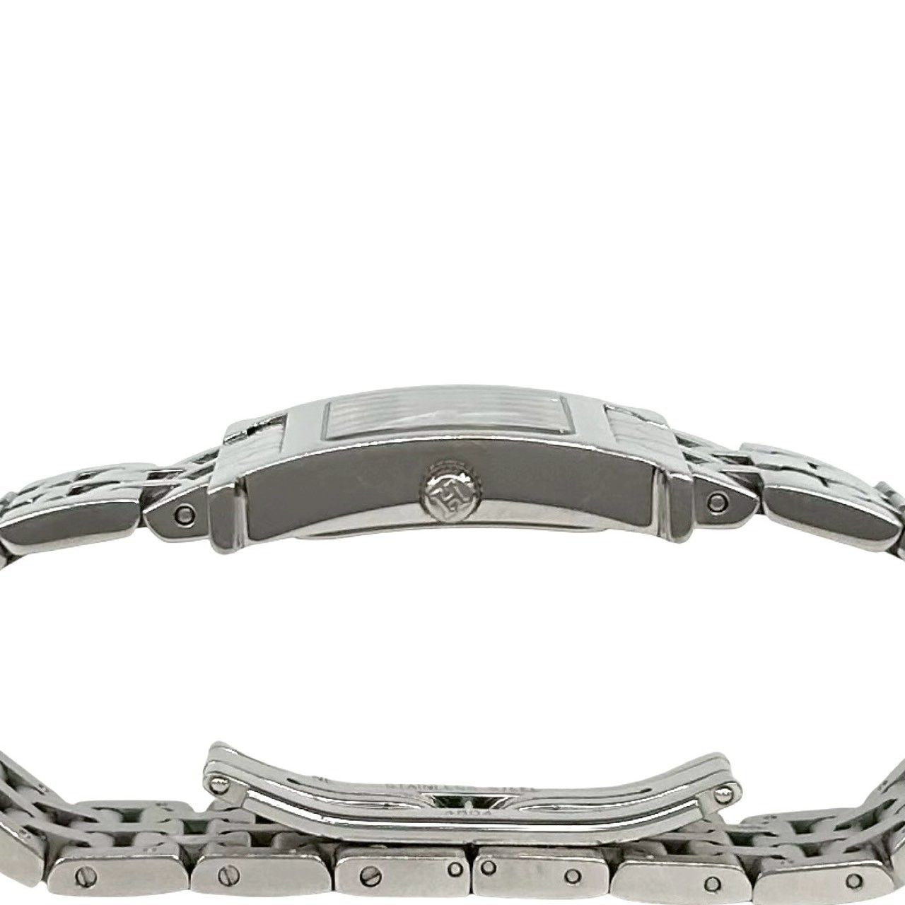 Hermes Watch Stainless Steel Quartz Wristwatch Silver Black — view 3