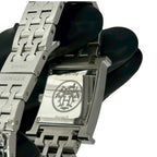 Hermes Watch Stainless Steel Quartz Wristwatch Silver Black — view 5