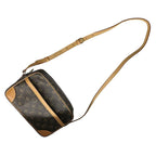 Louis Vuitton Shoulder Bag Monogram Canvas Trocadero PM Brown — view 9