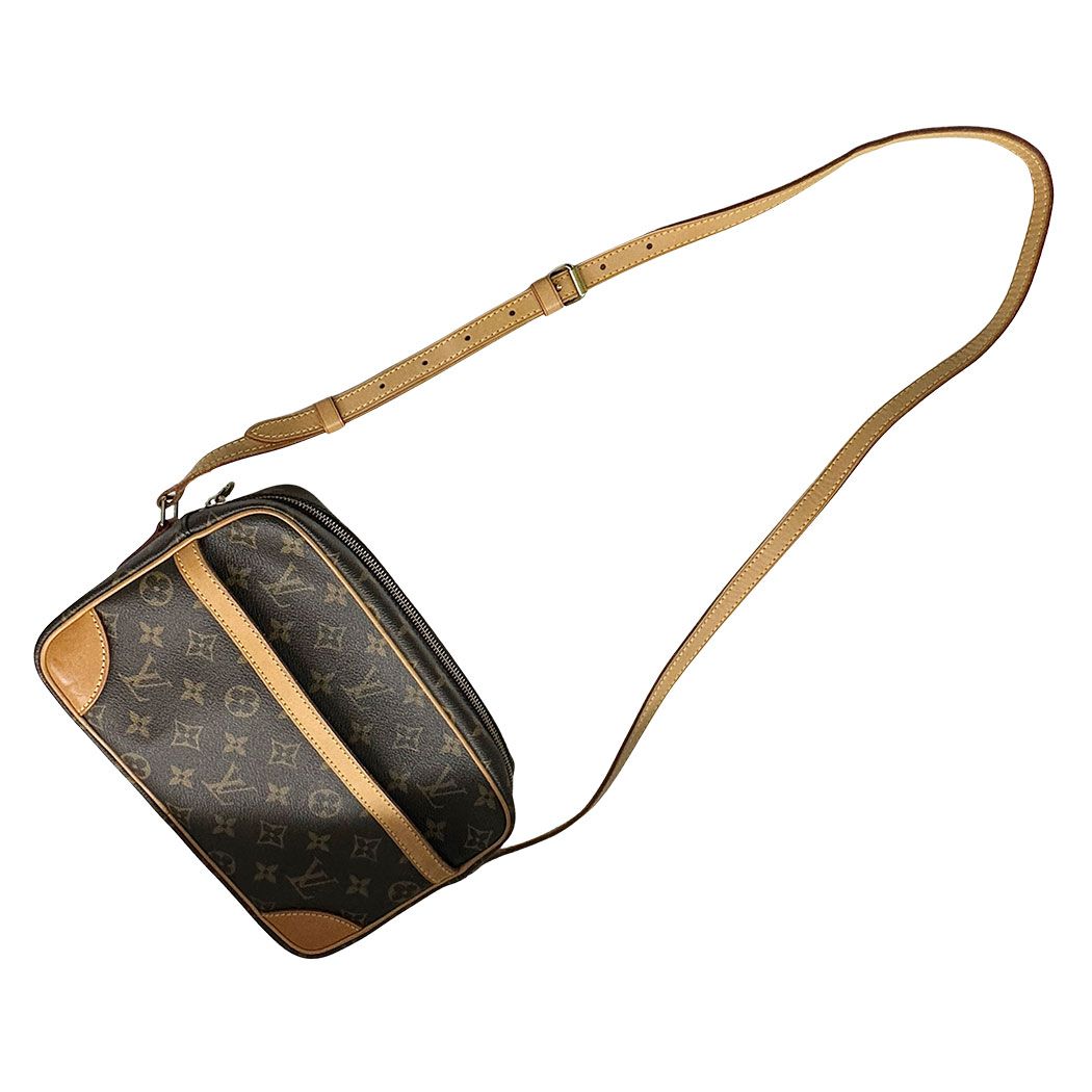 Louis Vuitton Shoulder Bag Monogram Canvas Trocadero PM Brown — view 9