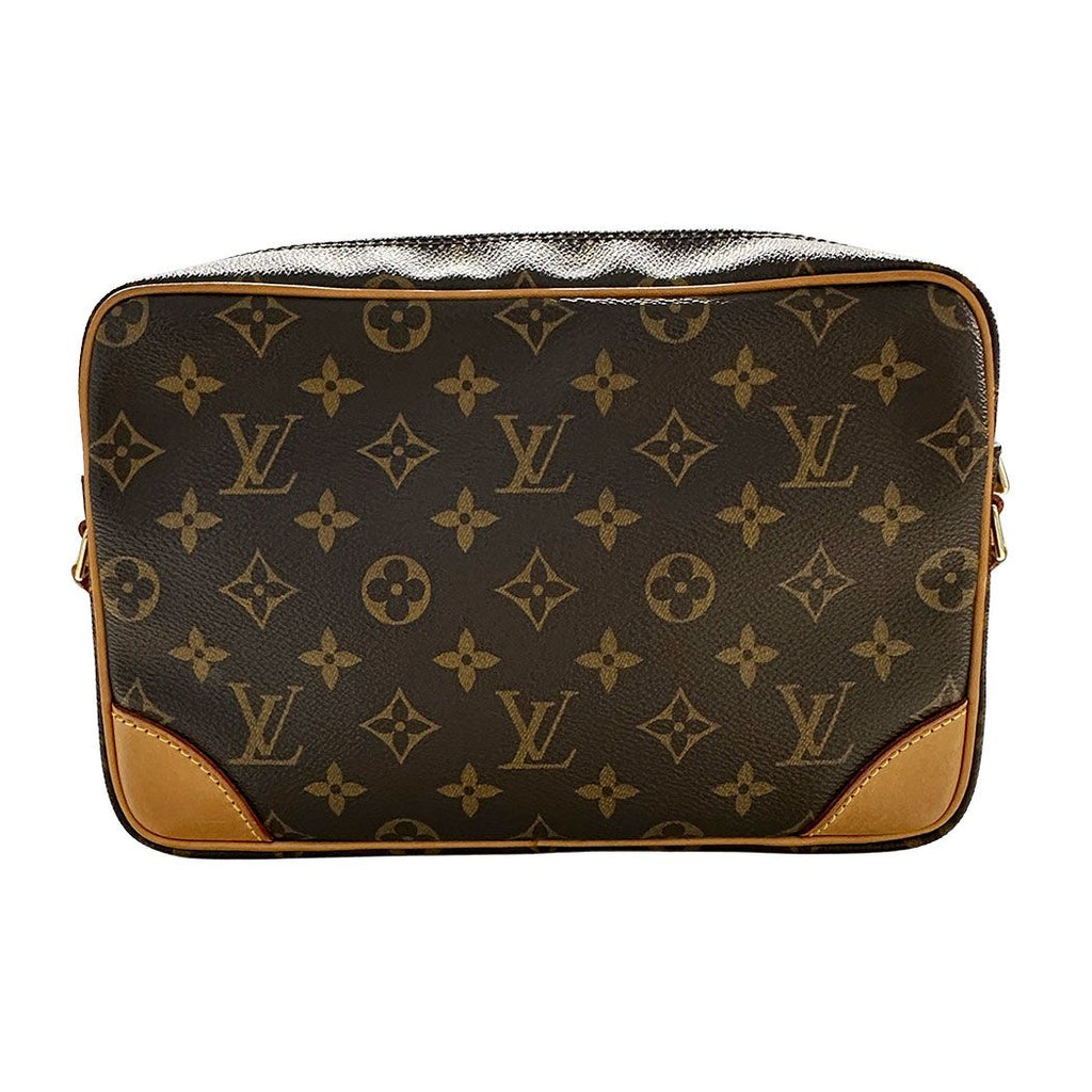 Louis Vuitton Shoulder Bag Monogram Canvas Trocadero PM Brown — view 2