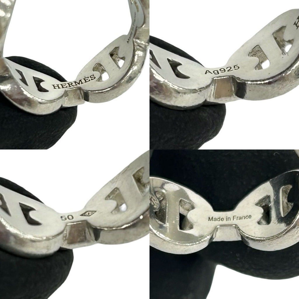 Hermes Chaine D'ancre Ring 925 Sterling Silver — view 3
