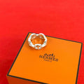 Hermes Chaine D'ancre Ring 925 Sterling Silver