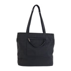 Prada Tessuto Black Nylon Leather Tote Shoulder — view 2
