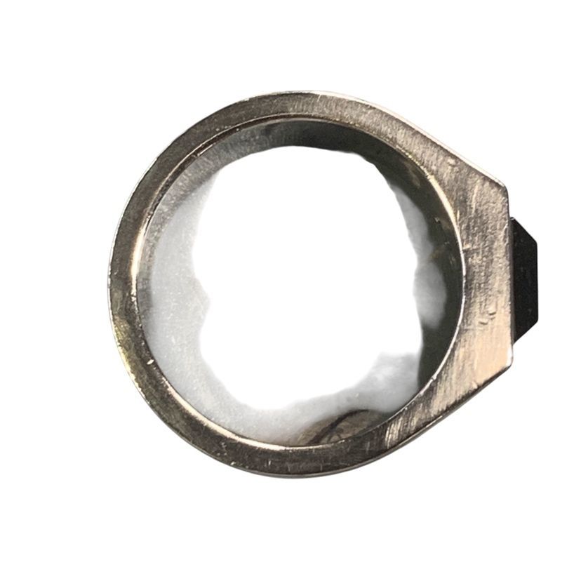 Louis Vuitton Ring LV Onyx L Silver — view 2
