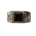 Louis Vuitton Ring LV Onyx L Silver