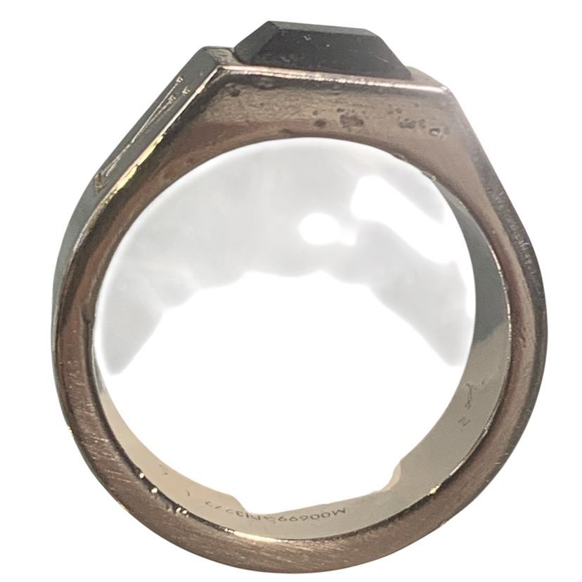 Louis Vuitton Ring LV Onyx L Silver — view 3