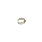 Hermes Russet Ribbon Ring 925 Sterling Silver Gold — view 5