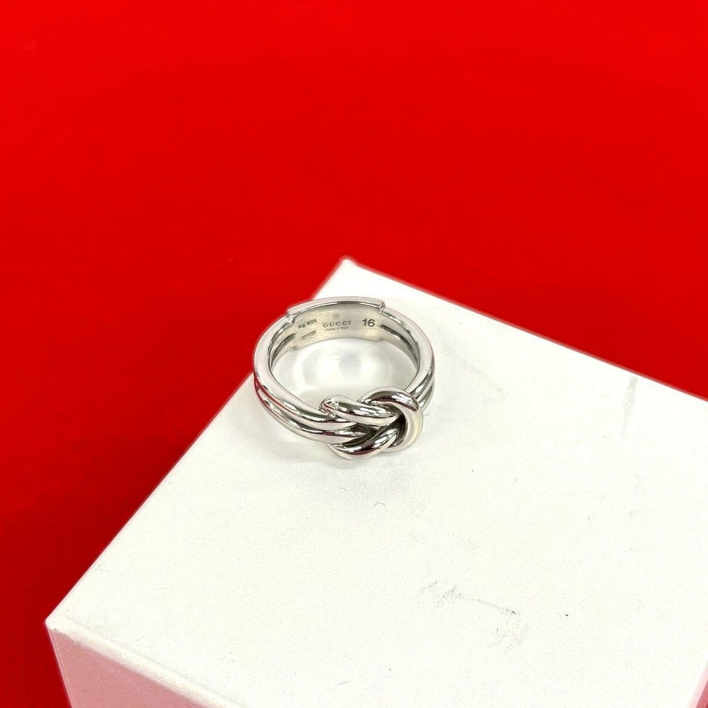 Gucci Knot Ring 925 Sterling Silver