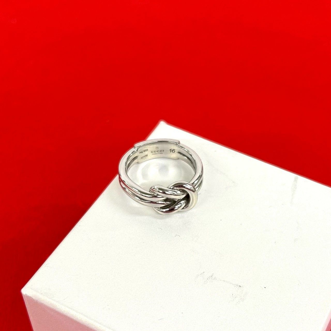 Gucci Knot Ring 925 Sterling Silver
