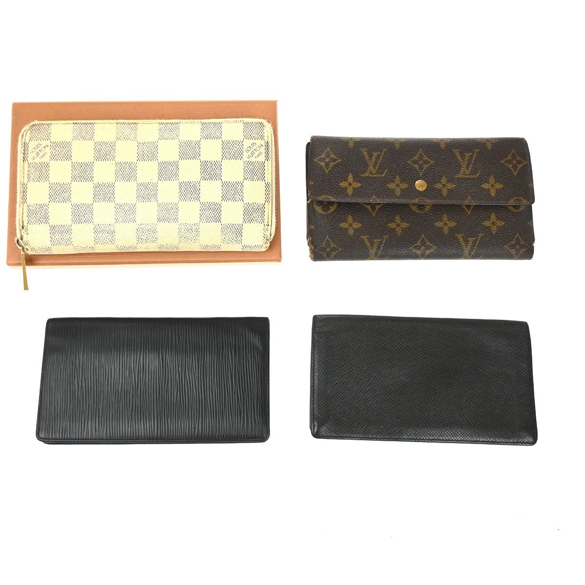 Louis Vuitton Wallet Set Monogram Damier Azur