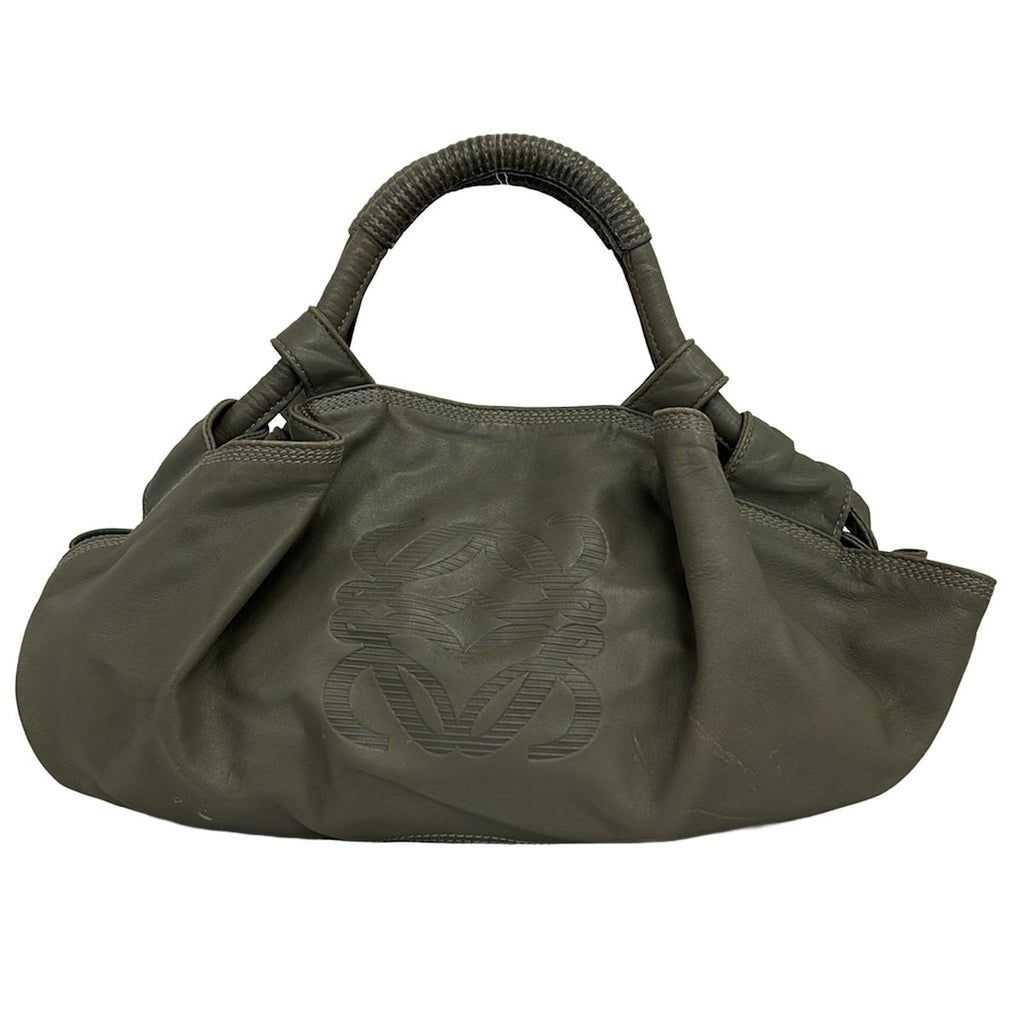 Loewe Handbag Nappa Aire Dark Gray Leather