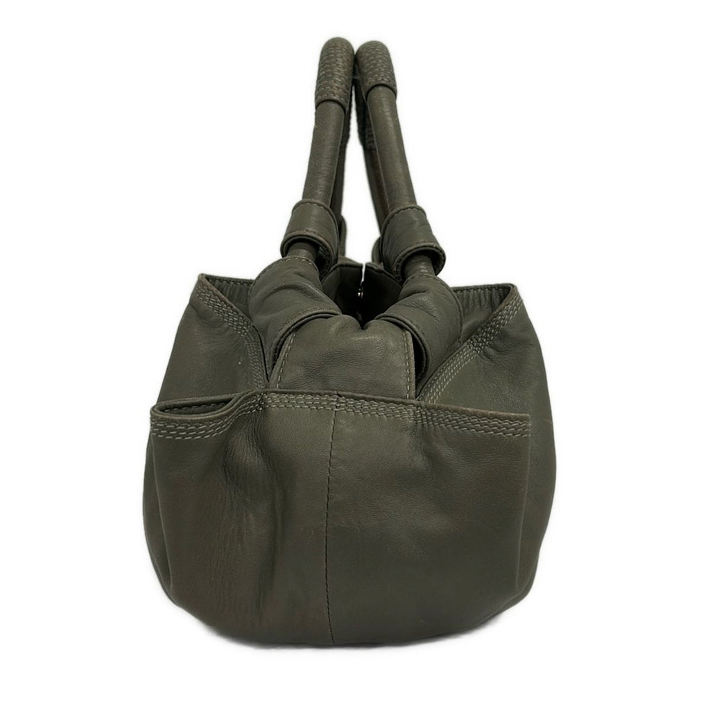 Loewe Handbag Nappa Aire Dark Gray Leather — view 4