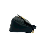 Gucci GG Marmont Leather 2-Way Shoulder Bag Pochette Black — view 6