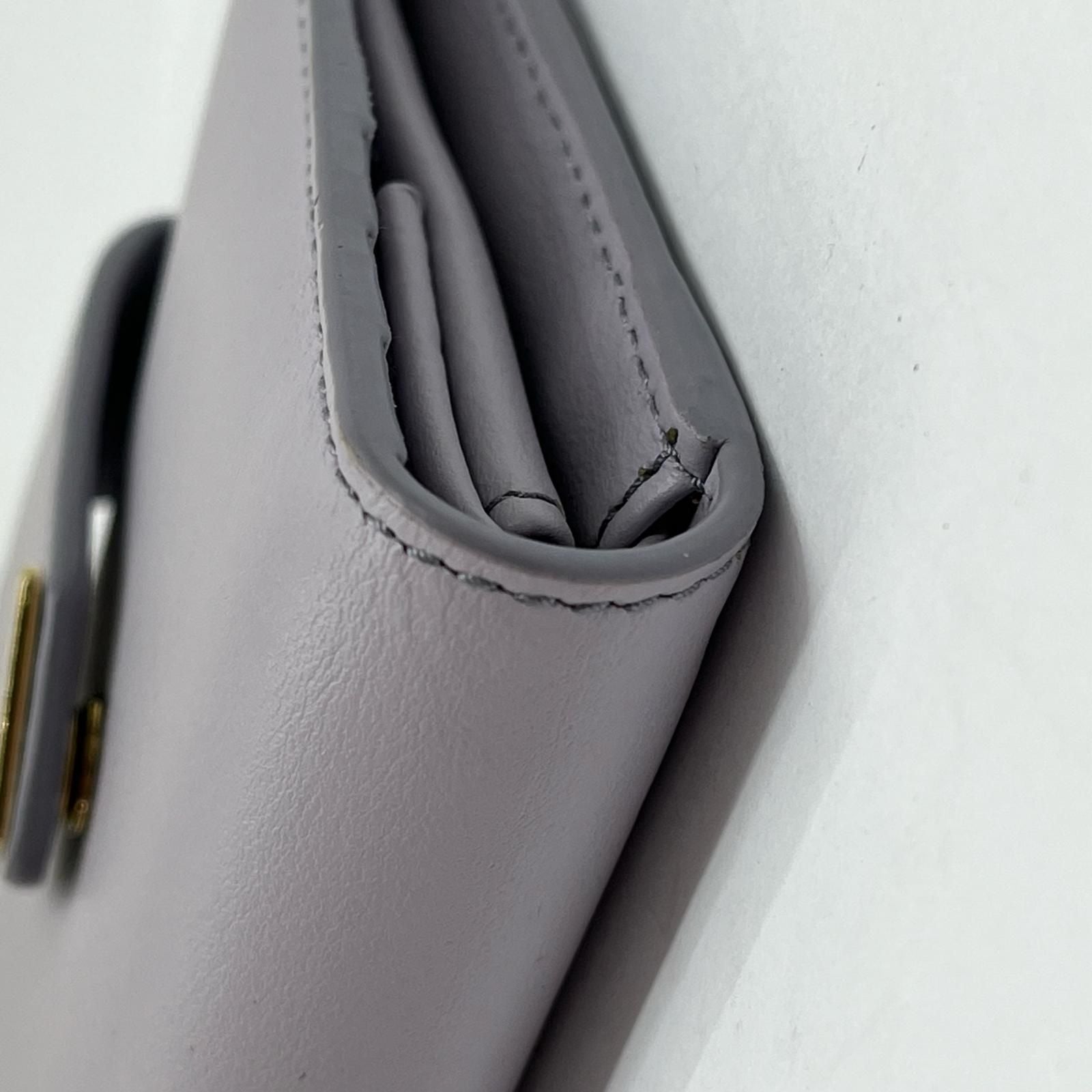Prada Bifold Wallet Purple Slightly Soiled — view 8
