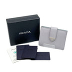 Prada Bifold Wallet Purple Slightly Soiled