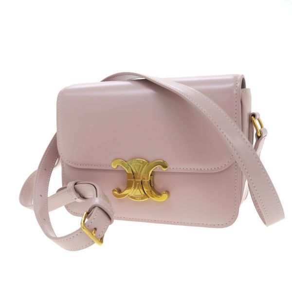 Celine Teen Triomphe Bag Shiny Calfskin