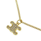 Celine Triomphe Rhinestone Necklace — view 2