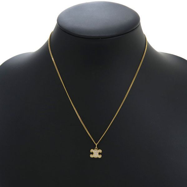 Celine Triomphe Rhinestone Necklace — view 8
