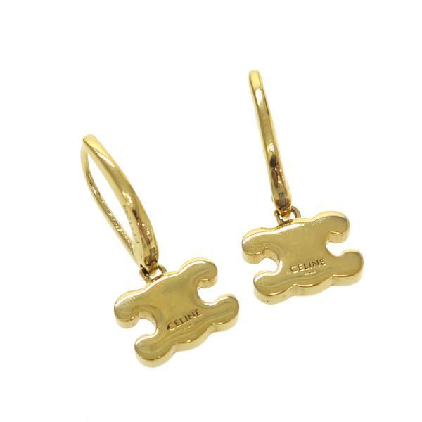 Celine Triomphe Rhinestone Earrings — view 6